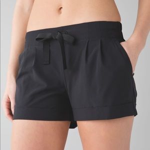 Lululemon Black Spring Breakaway Shorts